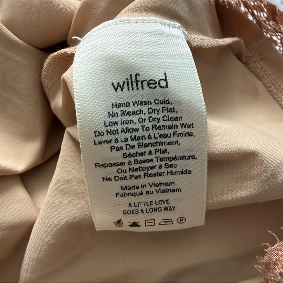 NWT Sz 4 Aritzia WILFRED Janvry Lace Mini Dress - Picture 9 of 10